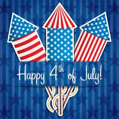 Happy Independence Day card in vector format N5