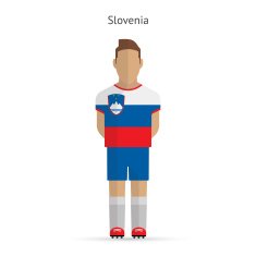 Slovenia football player Soccer uniform