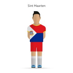 Sint Maarten football player Soccer uniform