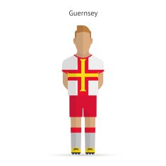 Guernsey football player Soccer uniform