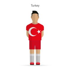Turkey football player Soccer uniform
