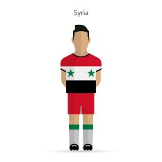 Syria football player Soccer uniform