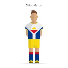 Saint-Martin football player Soccer uniform