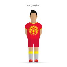 Kyrgyzstan football player Soccer uniform