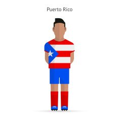 Puerto Rico football player Soccer uniform