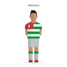 Abkhazia football player Soccer uniform
