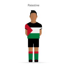 Palestine football player Soccer uniform