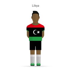 Libya football player Soccer uniform
