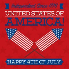 Independence Day card in vector format N8