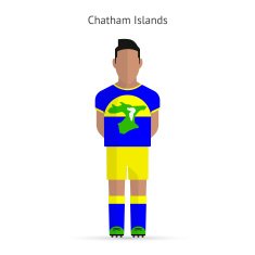 Chatham Islands football player Soccer uniform