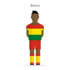 Bolivia football player Soccer uniform