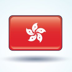 flag of Hong Kong vector illustration N7