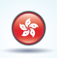 flag of Hong Kong vector illustration N9