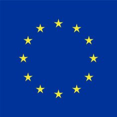 EU flag in closeup N2