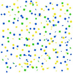 Flat Party confetti seamless pattern Vector