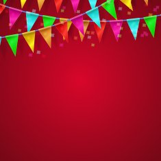 Ð¡elebration festive background with flags N2