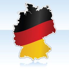 Germany map with flag N13