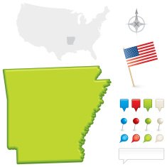 Arkansas State Map