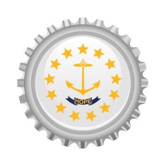 Rhode Island bottle top