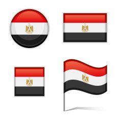 Egypt flags