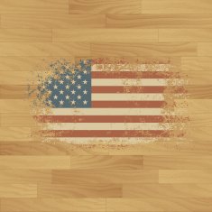 Grunge USA flag N9