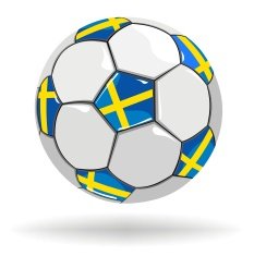 Sweden Flag Soccer Ball