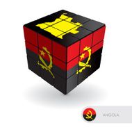 Angola puzzle vector illustration