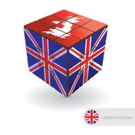 United Kingdom puzzle vector illustration