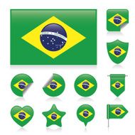 Brazil flag set N2