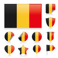 Belguim flag set
