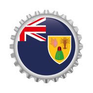 Turks and Caicos Islands bottle top