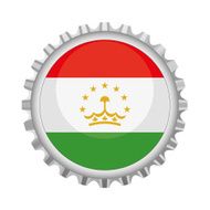 Tajikistan bottle top