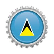 Saint Lucia bottle top