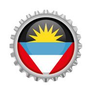 Antigua and Barbuda bottle top