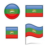 Karachay-Cherkessia flags
