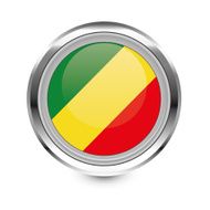 Congo flag icon