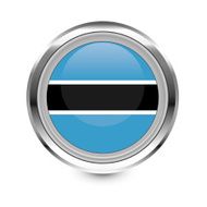Botswana Flag Icon N3
