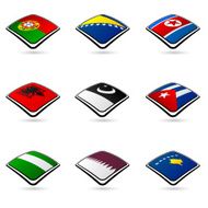 World flags collection A 6 10