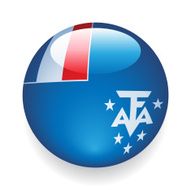 World Flag Button French Southern Territories