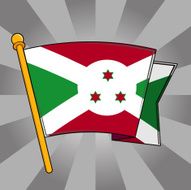 Flag of Burundi N14