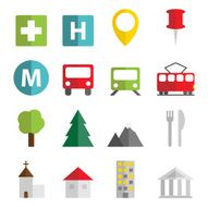 Map objects icons