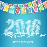 New Year Eve Background 2016