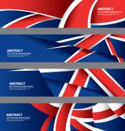 Abstract UK Background English Flag (Vector Art) N2