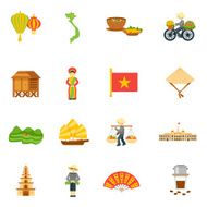Vietnam Icons Set N2
