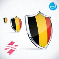 I Love Belgium Flag Illustration