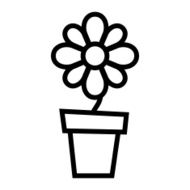 cartoon flower N651