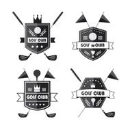 Set of golf or emblems N2