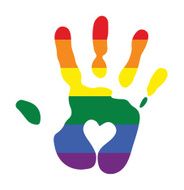 LGBT Hand Print
