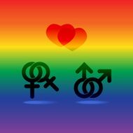 abstract background of pride celebration in colorful rainbow bac N3