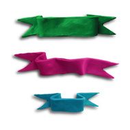 Set of banners ribbons N2